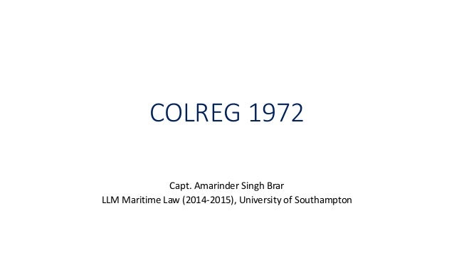 colreg 1972